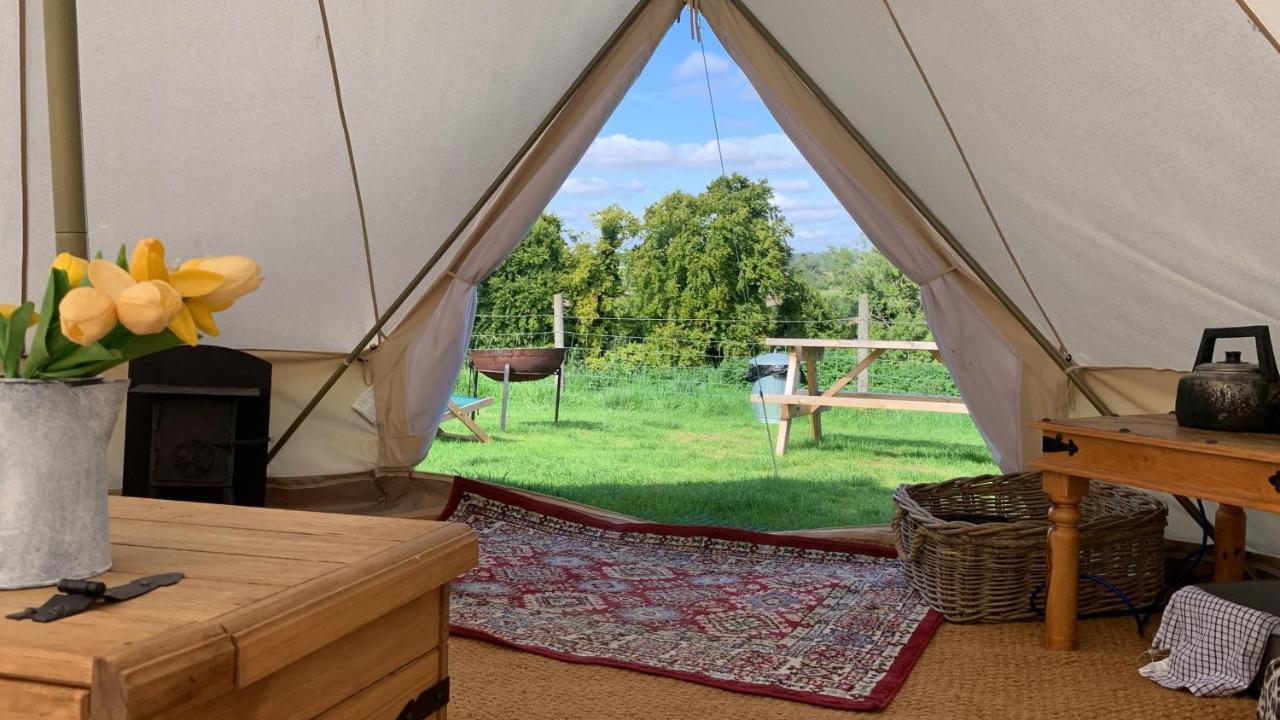 Home Farm Radnage Glamping Bell Tent 2, With Log Burner And Fire Pit Exterior foto